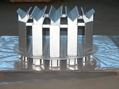 Ammonia synthesis tower internal composition